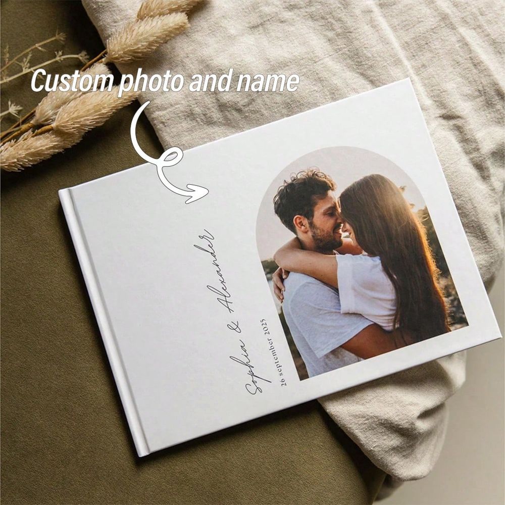 Custom Photo Book - Libro de Visitas de Boda Personalizado