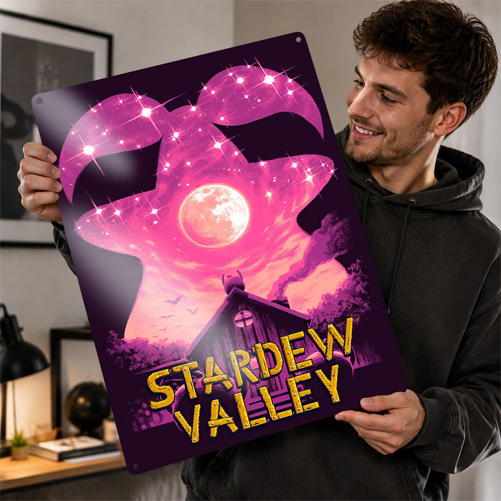Custom Night Sky - Póster Impreso en 3D con Textura