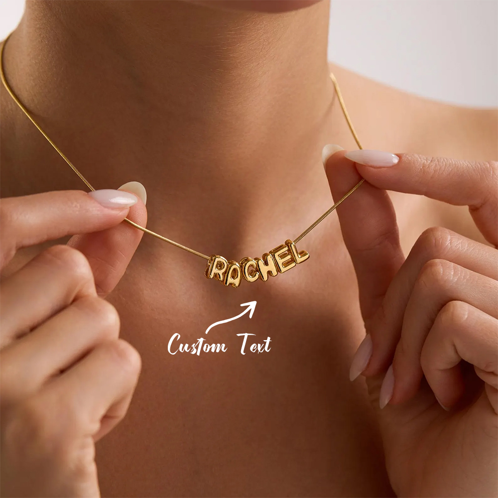 Name Necklace Custom - Collar con nombre inicial personalizado en