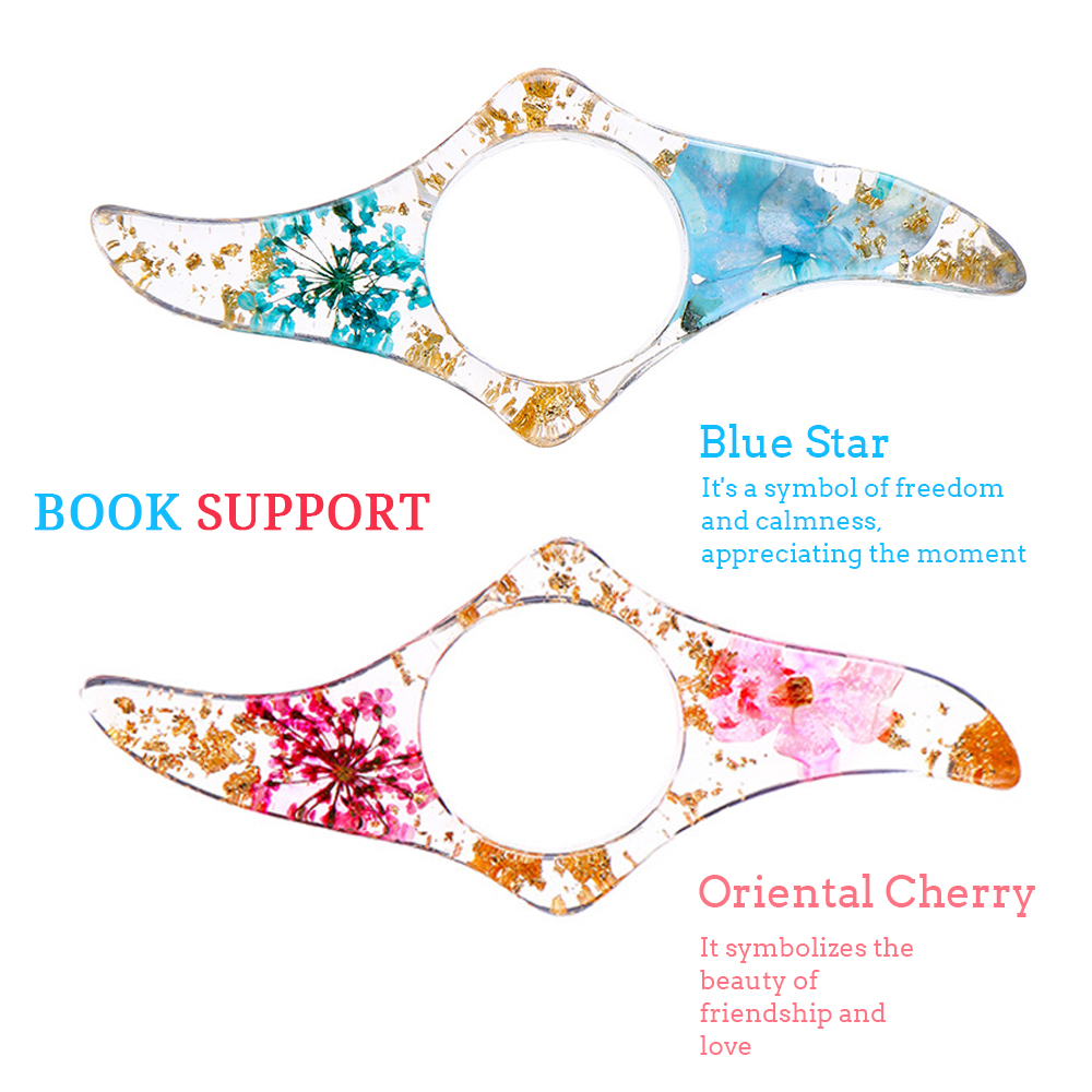 Dried Flower Bookmark - Exquisitas flores secas, soporte para libros