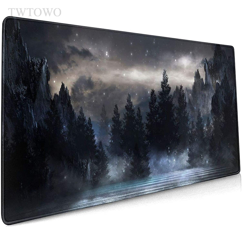 Custom Night Sky - Alfombrilla de ratón Black Night Sky