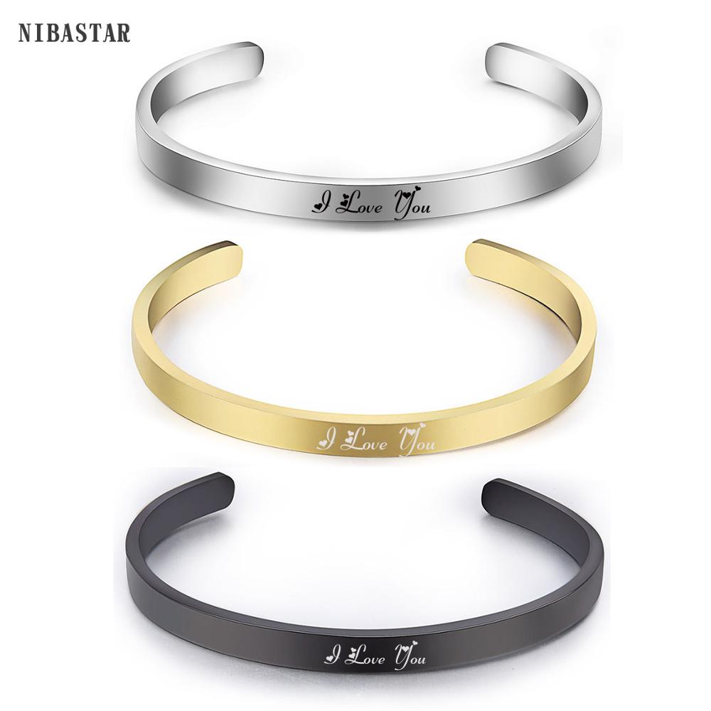 Coordinates Bracelet - Pulsera con grabado personalizado para mujer,