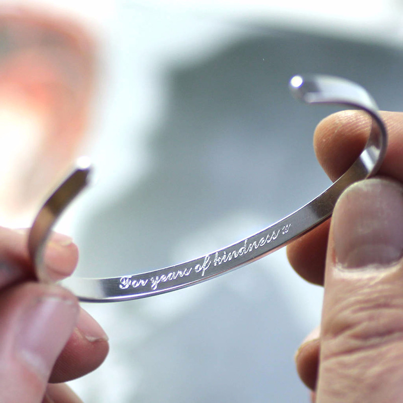 Coordinates Bracelet - Vnox, envío directo, brazalete clásico básico