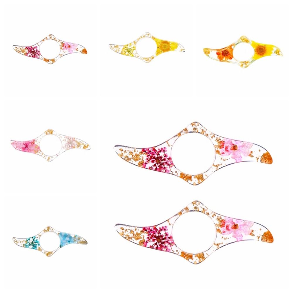 Dried Flower Bookmark - Soporte de acrílico para pulgar, accesorios