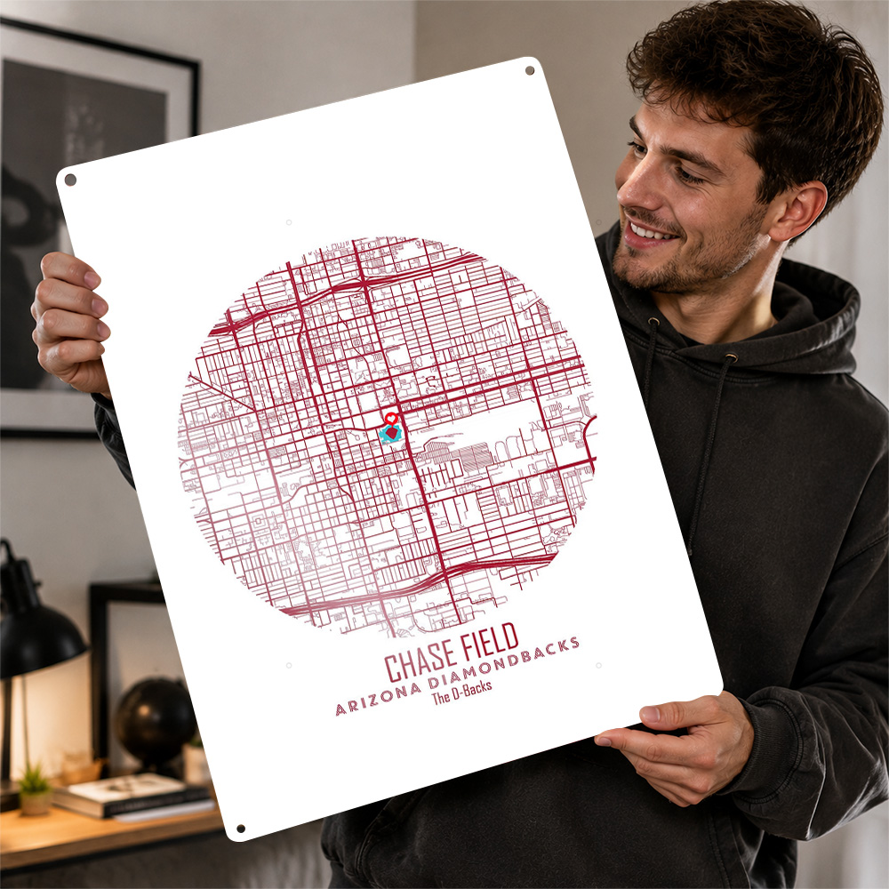 Custom Map Poster - Mapa del Estadio Chase Field, Póster