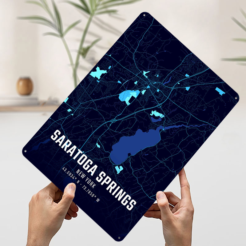 Póster con mapa de la ciudad d - Custom Map Poster reseña y precio