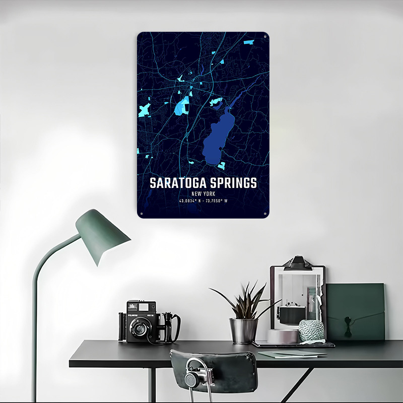 Póster con mapa de la ciudad d - Custom Map Poster reseña y precio