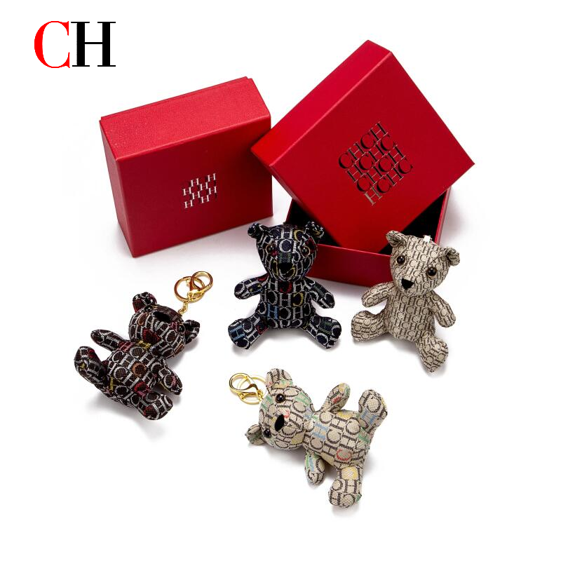 Llavero de peluche de oso CH c - Monogram Keychain Leather reseña y precio