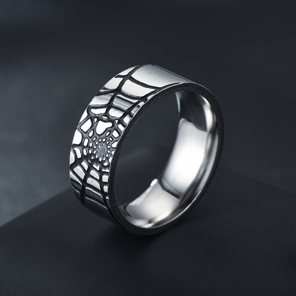 Anillo de telaraña Simple de a - Initial Ring Custom reseña y precio