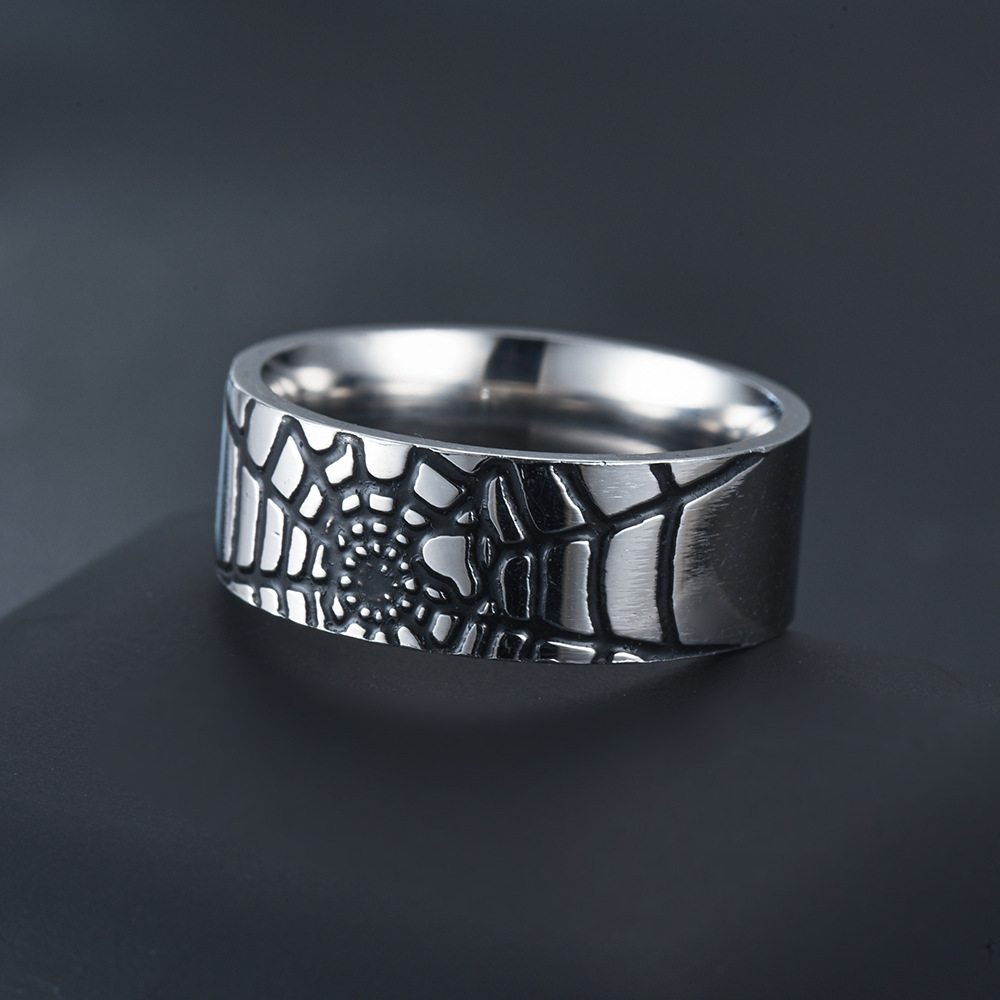 Anillo de telaraña Simple de a - Initial Ring Custom reseña y precio