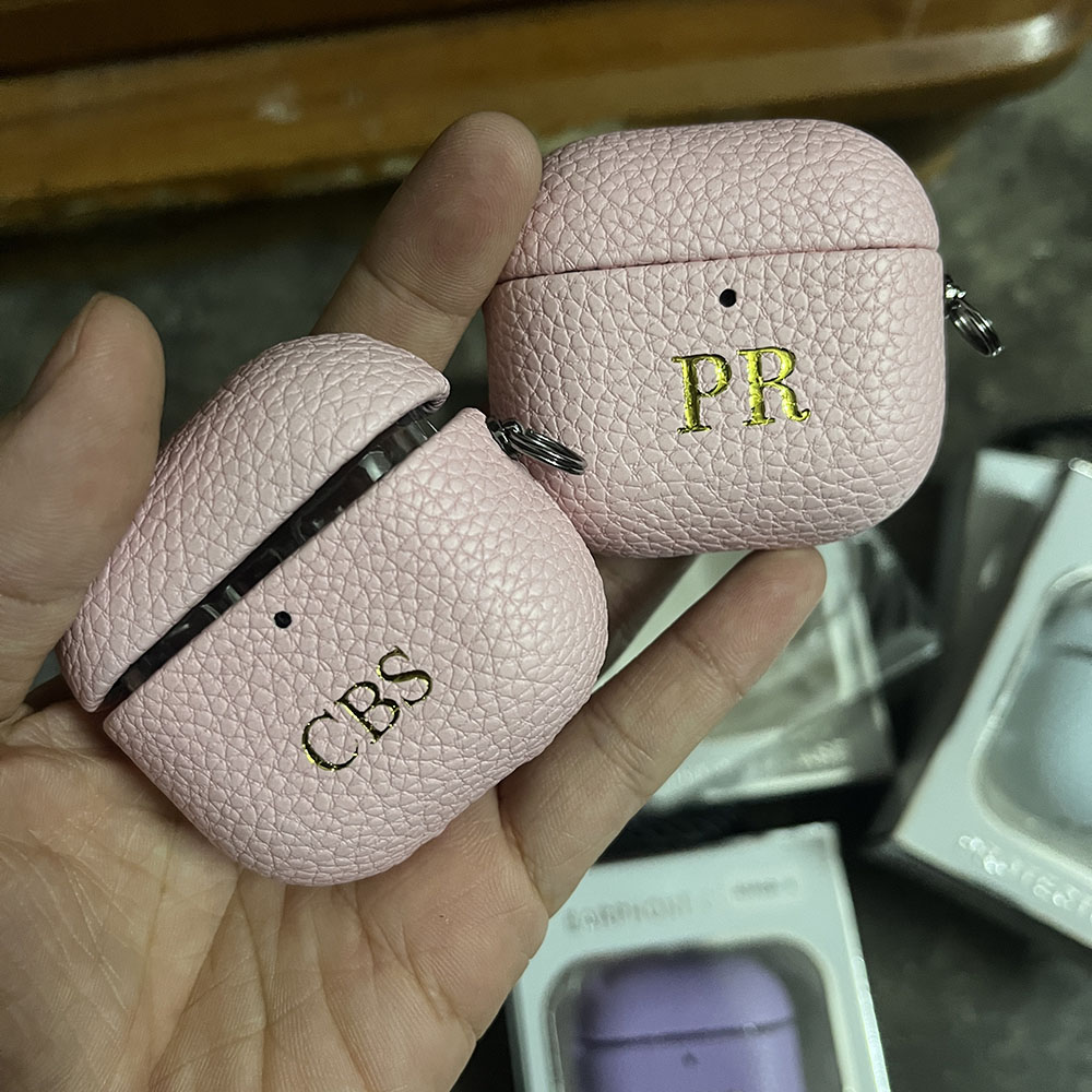 Funda DIY para auriculares con - Monogram Keychain Leather reseña y precio