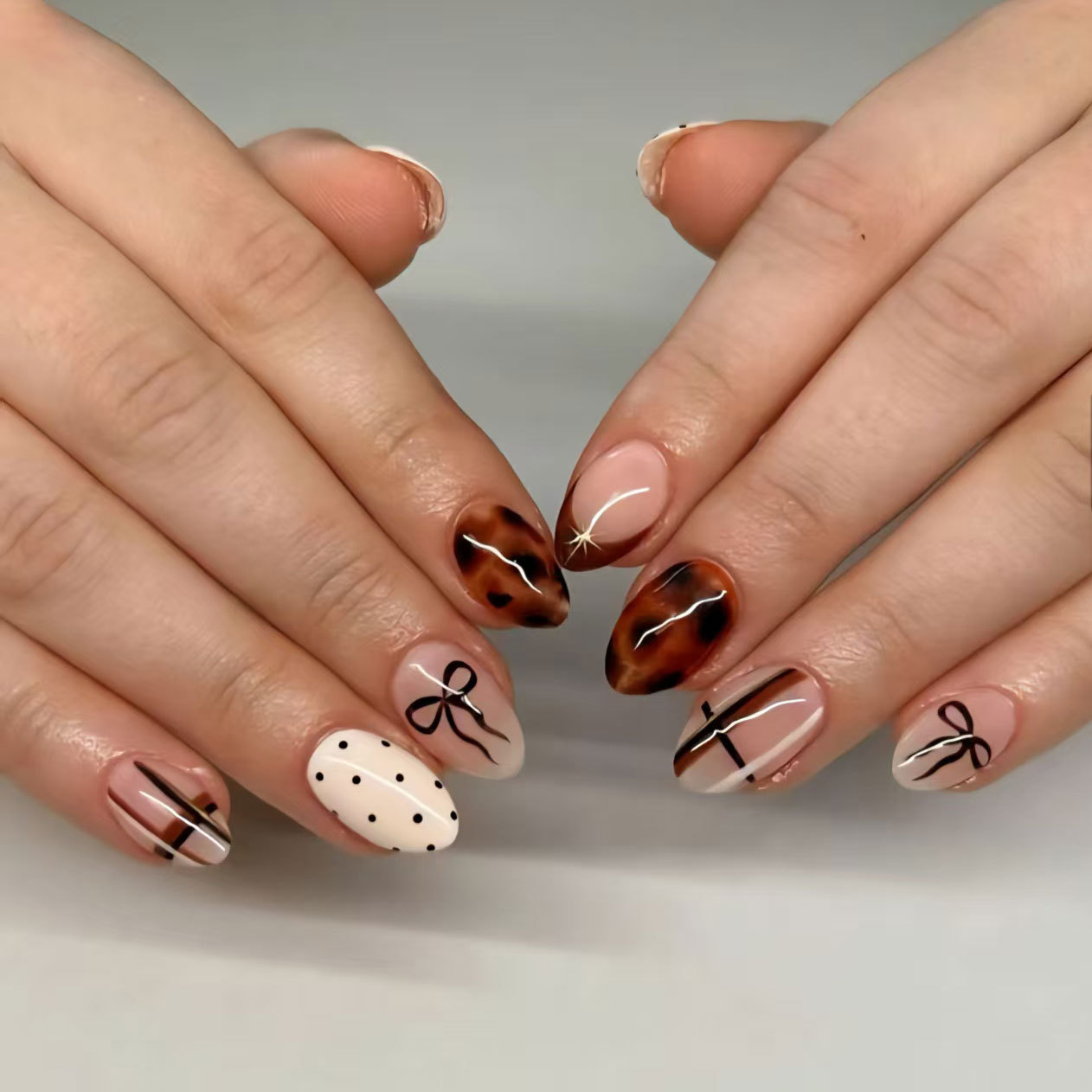 24 Uds. De uñas postizas de fl - Pressed Flower Art reseña y precio