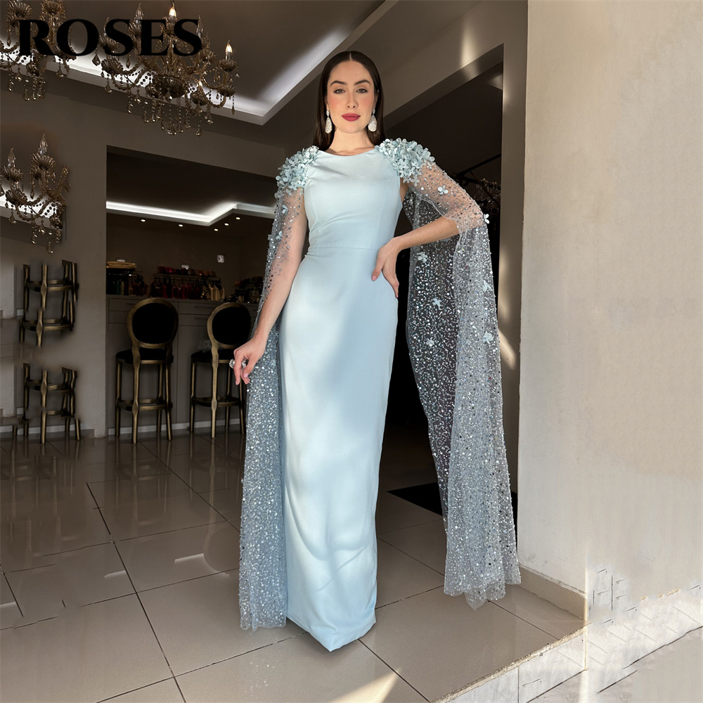 Vestido de fiesta de sirena az - Custom Night Sky reseña y precio