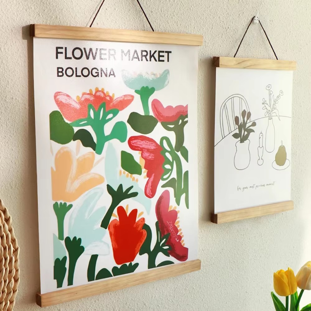 Colgador Magnético para Póster - Engraved Wood Frame reseña y precio