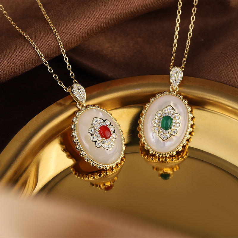 Collar con colgante de flor de - Birth Flower Necklace reseña y precio