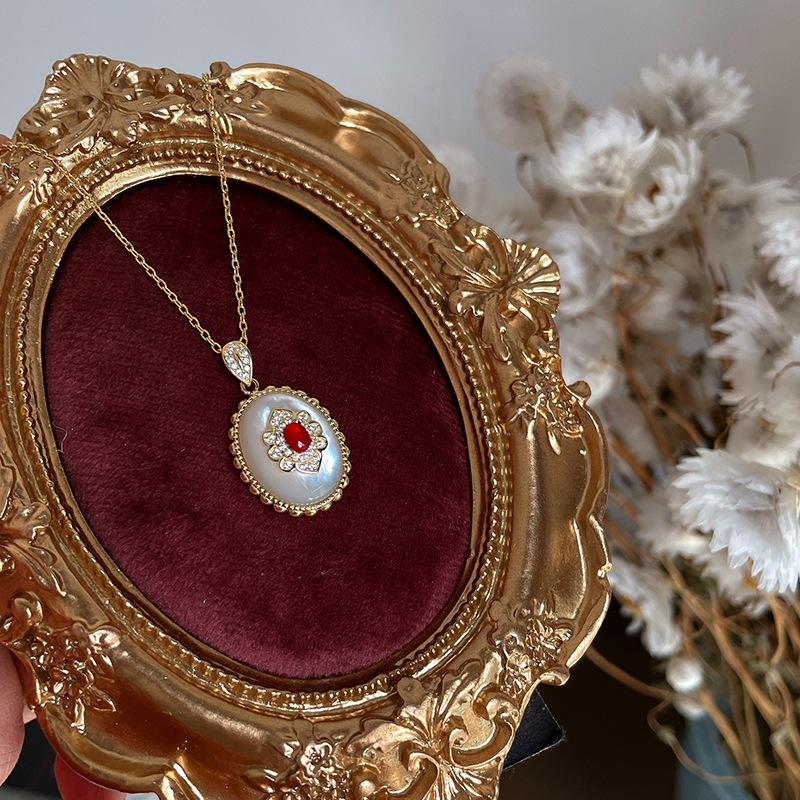 Collar con colgante de flor de - Birth Flower Necklace reseña y precio