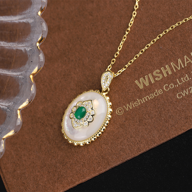 Collar con colgante de flor de - Birth Flower Necklace reseña y precio