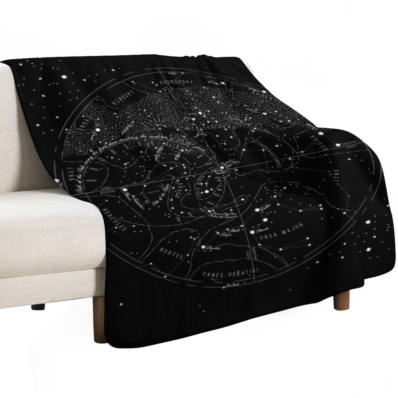 Manta Decorativa Vintage con M - Custom Star Map reseña y precio