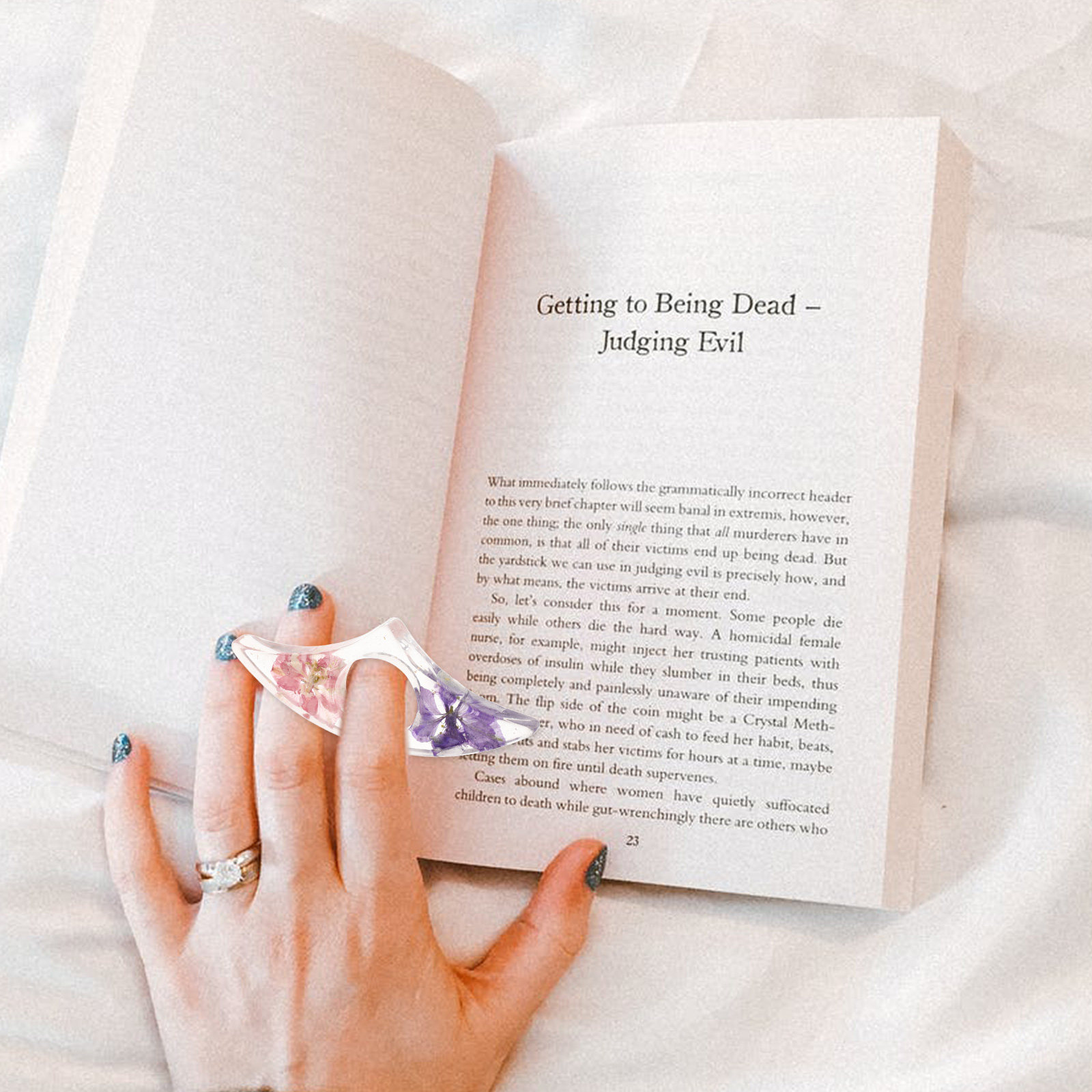 Marcador de Libros de Resina c - Dried Flower Bookmark reseña y precio