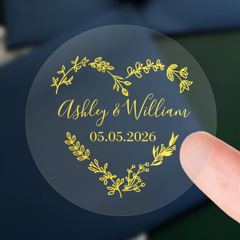 50 pegatinas de boda personali - Personalised Candle Label reseña y precio