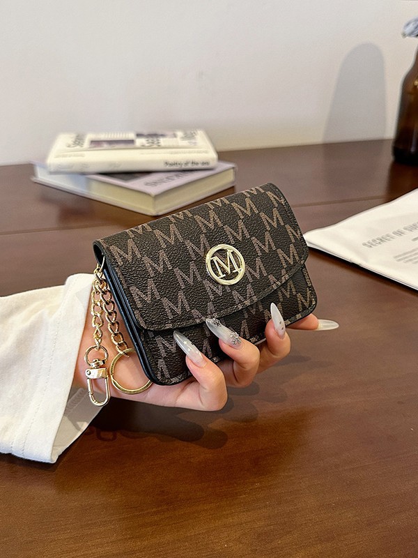 Tarjetero de Piel Sintética co - Monogram Keychain Leather reseña y precio
