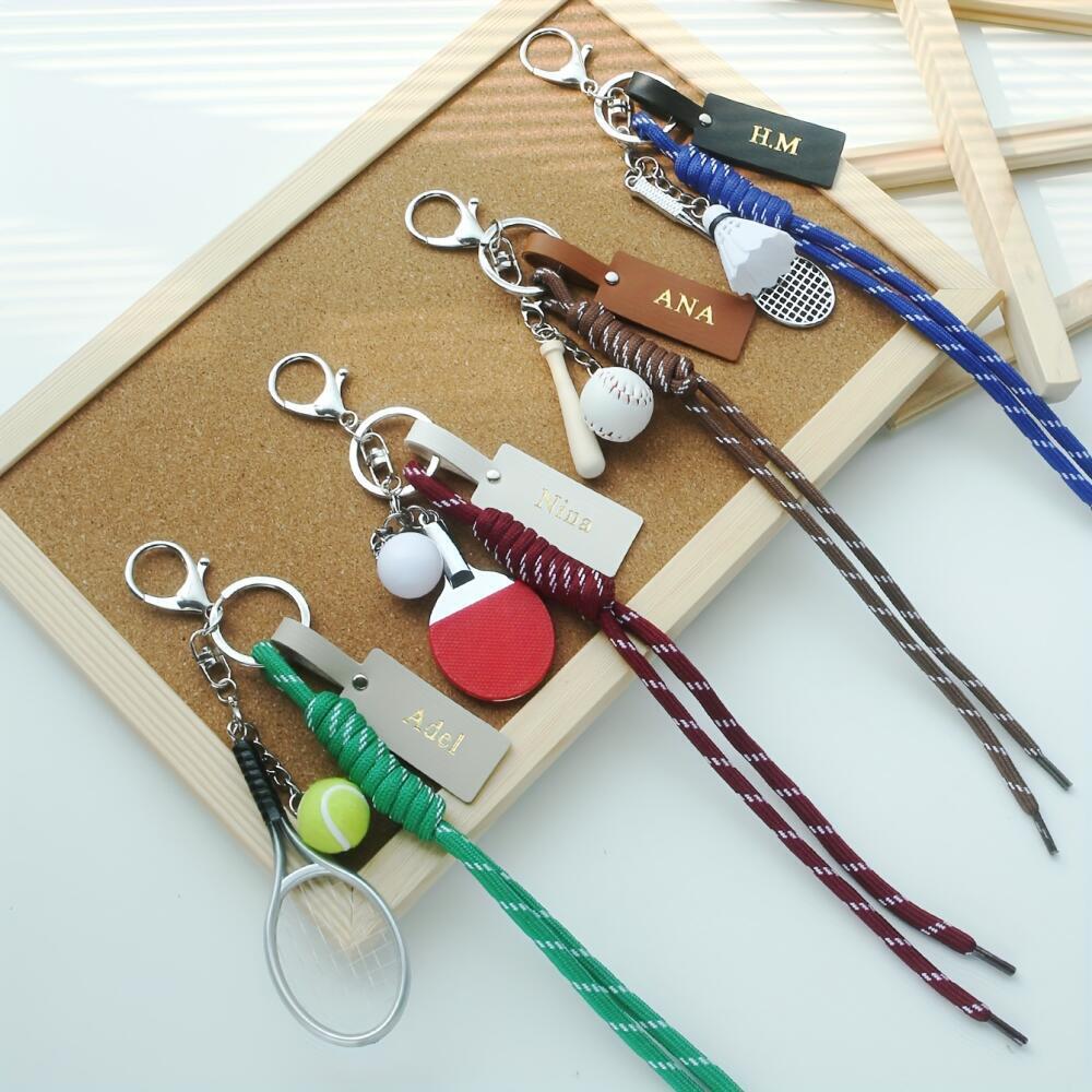 Llavero Deportivo Personalizad - Monogram Keychain Leather reseña y precio