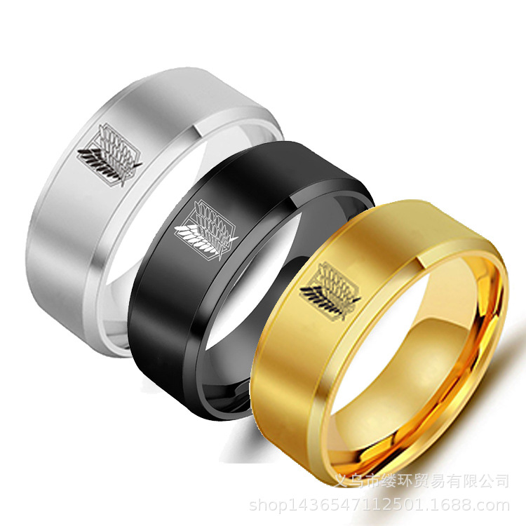 Anillo de acero inoxidable de  - Initial Ring Custom reseña y precio
