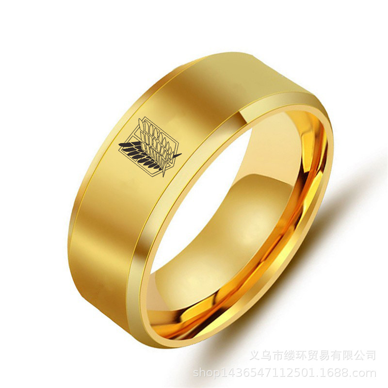 Anillo de acero inoxidable de  - Initial Ring Custom reseña y precio