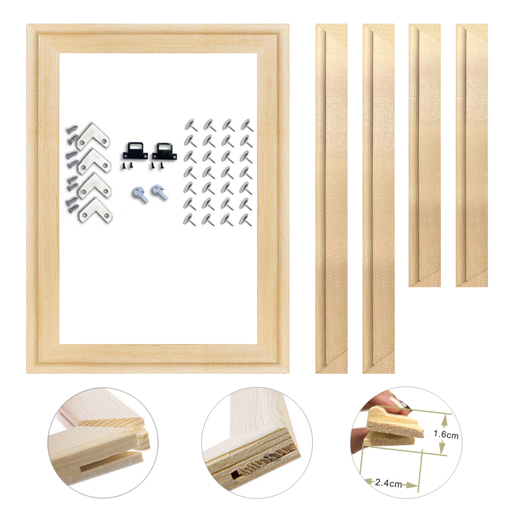 30x40 50x70 70x100cm marco de  - Engraved Wood Frame reseña y precio