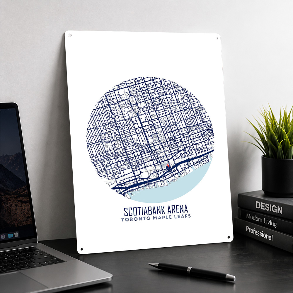 Mapa de la Arena Scotiabank, P - Custom Map Poster reseña y precio