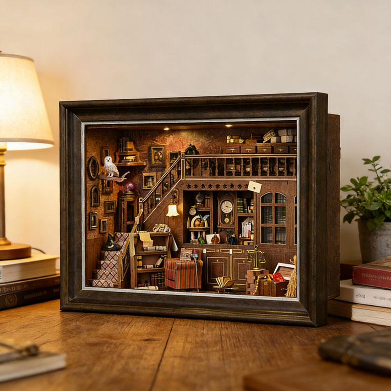 Kit de Bricolaje para Casa de  - Engraved Wood Frame reseña y precio