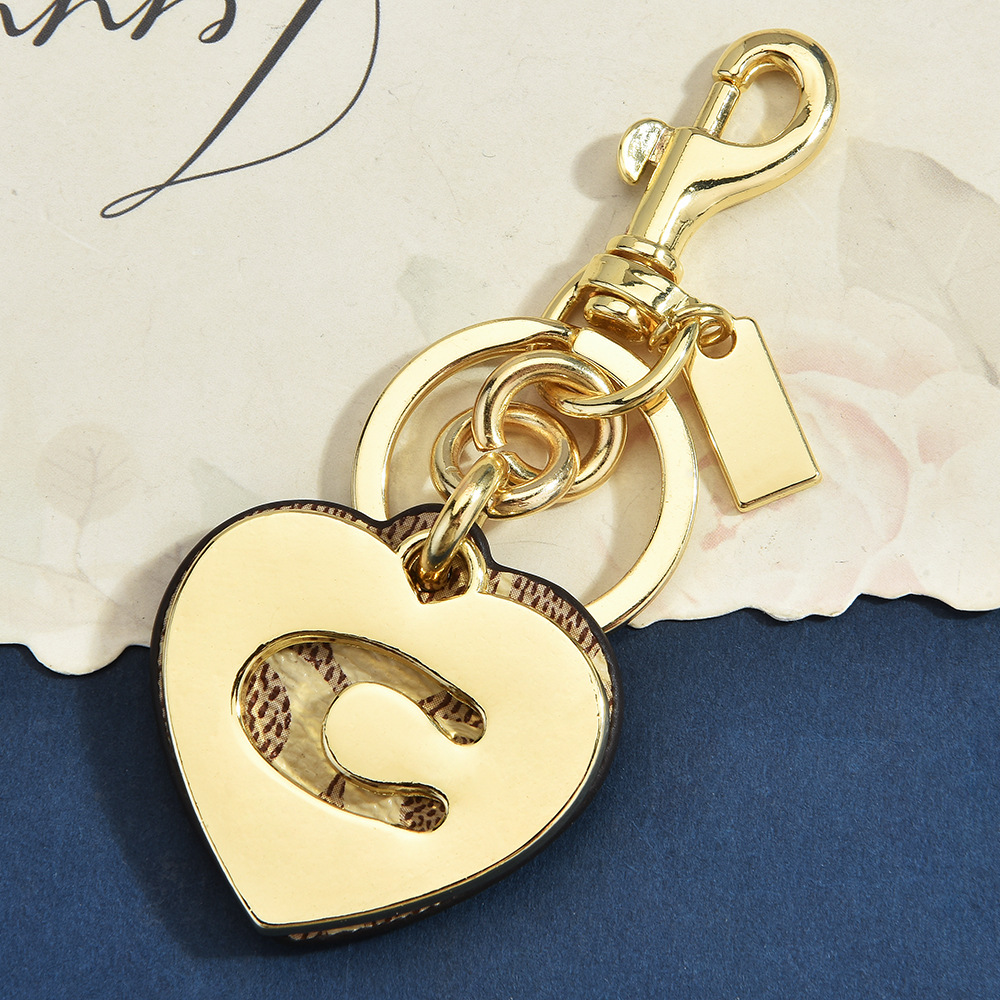 Colgante de lujo para bolso co - Monogram Keychain Leather reseña y precio