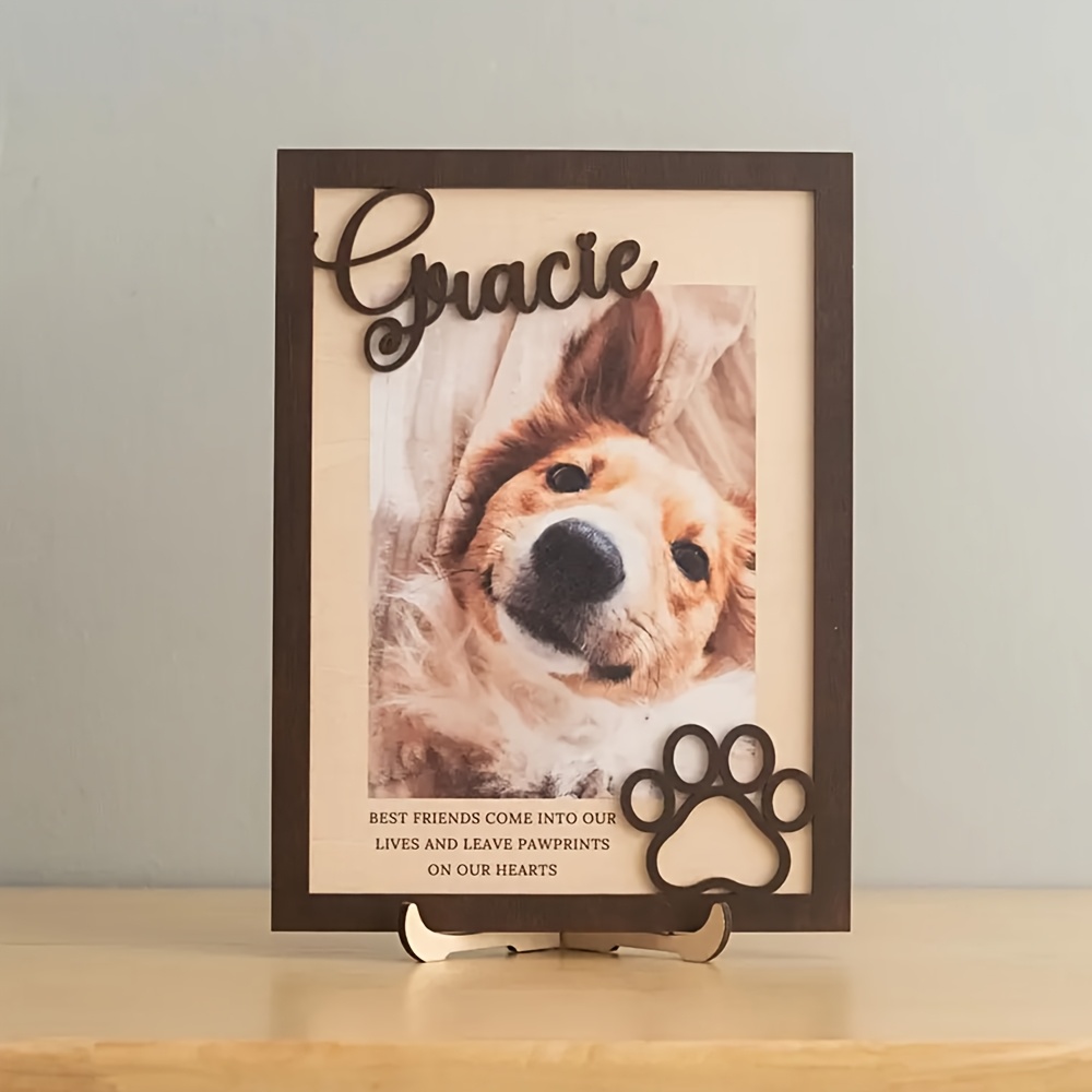 Marco de Fotos Personalizado d - Engraved Wood Frame reseña y precio