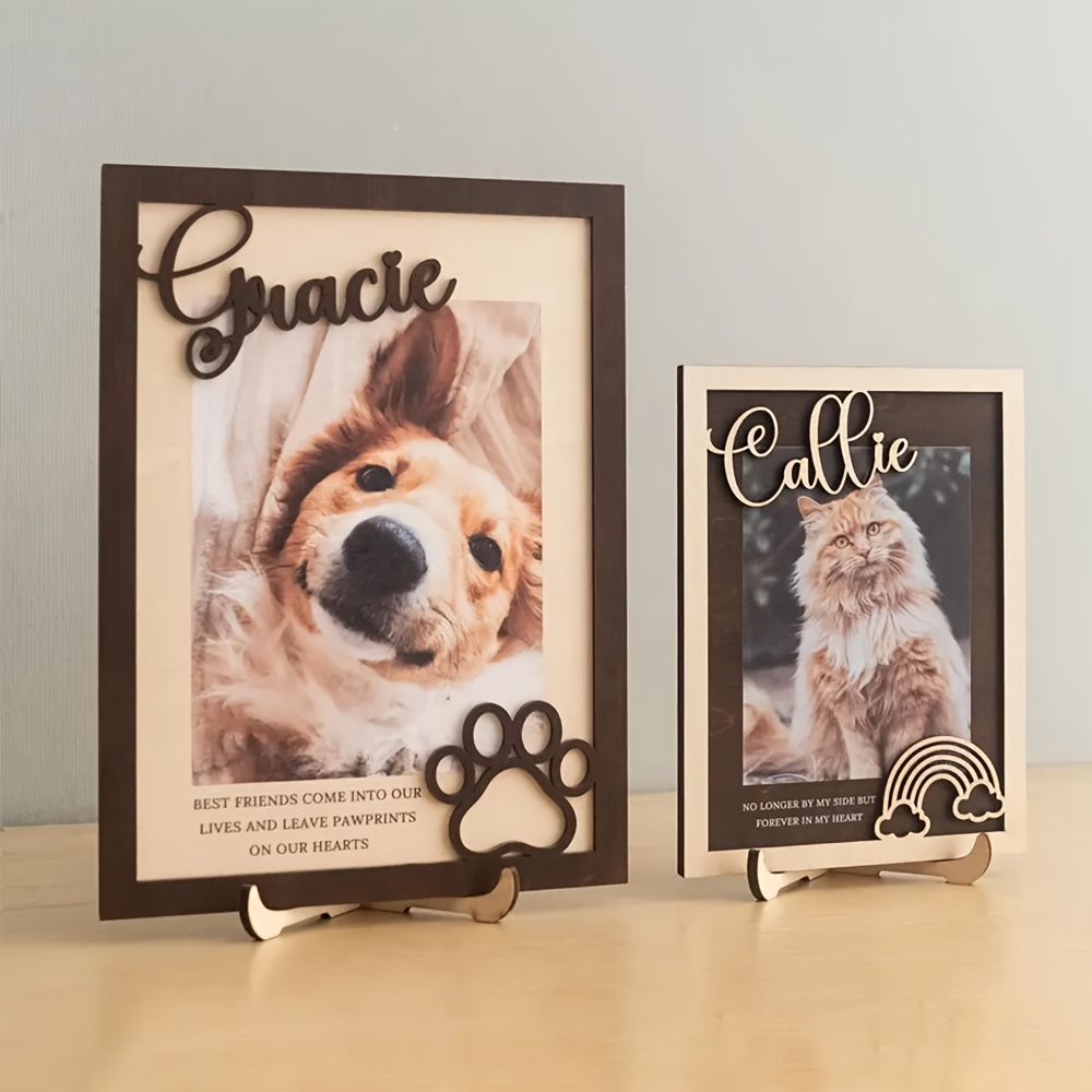 Marco de Fotos Personalizado d - Engraved Wood Frame reseña y precio