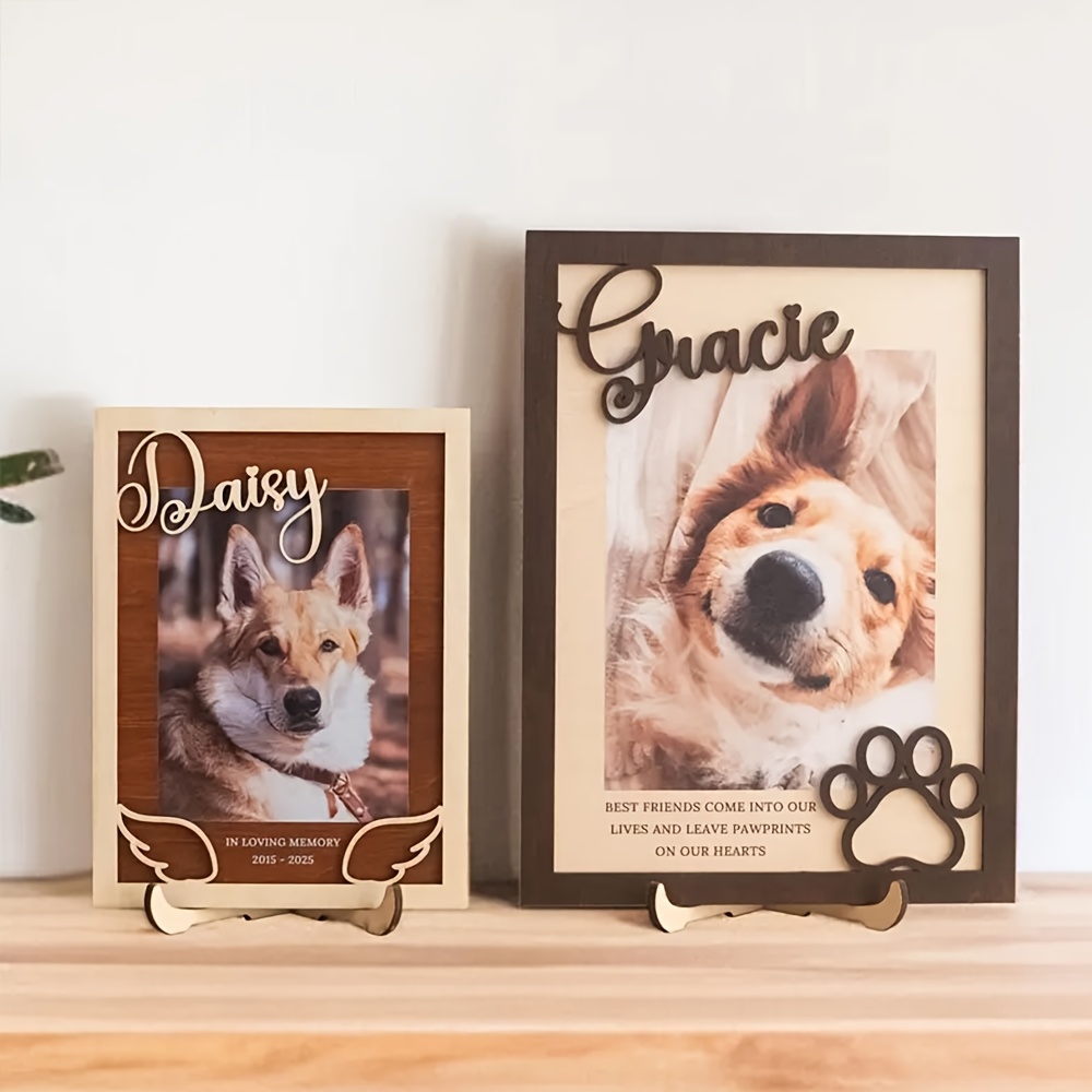 Marco de Fotos Personalizado d - Engraved Wood Frame reseña y precio