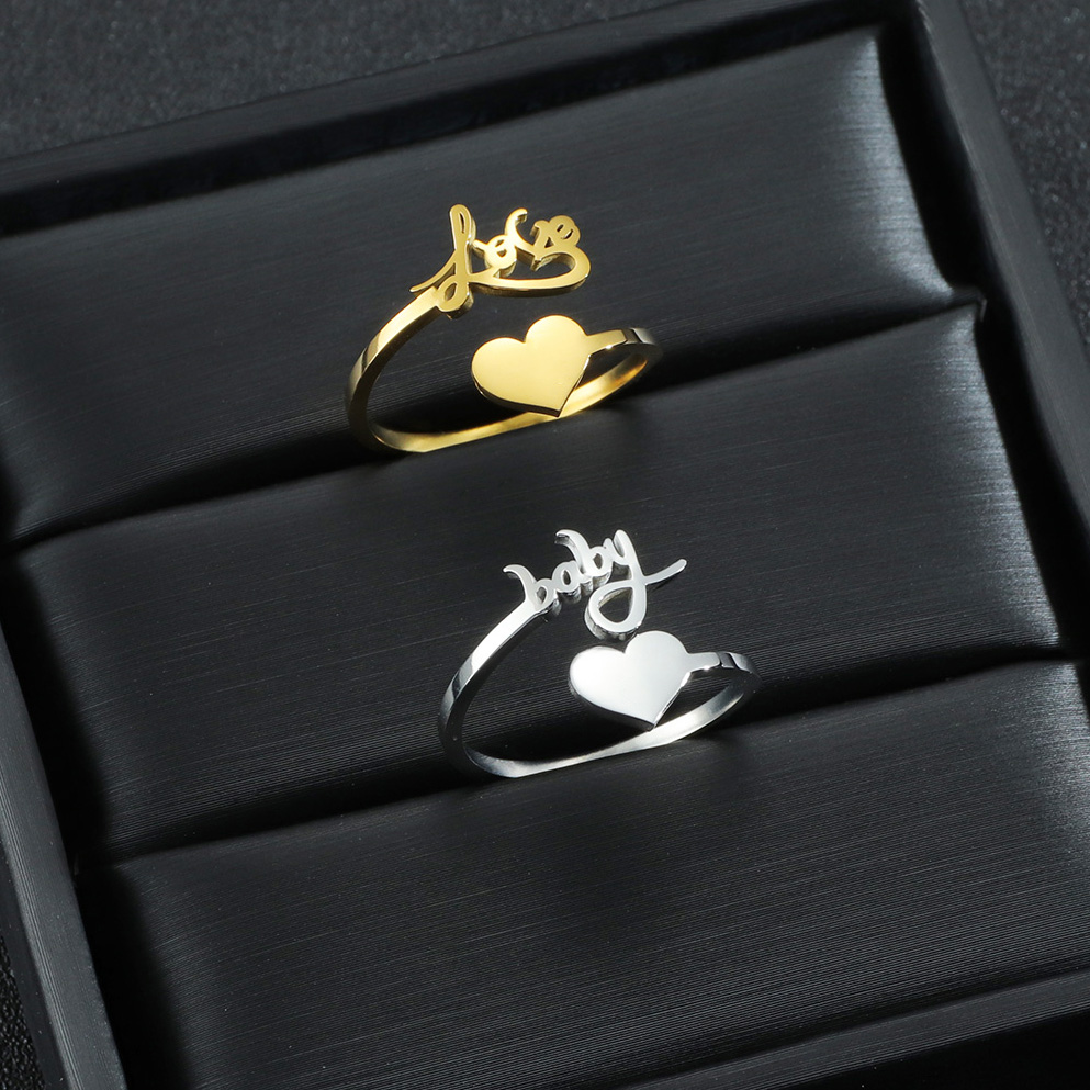 Atoztide-anillos con nombres p - Initial Ring Custom reseña y precio