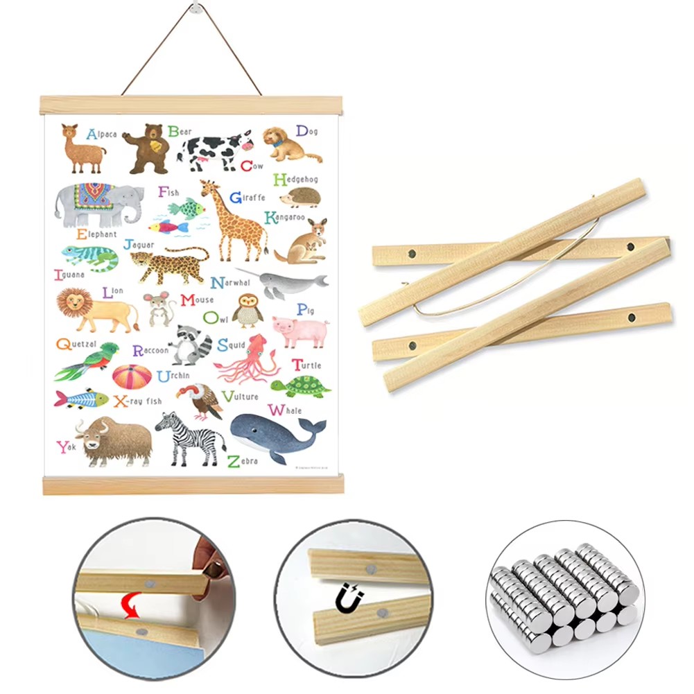 7 colores 30 40 50cm colgador  - Engraved Wood Frame reseña y precio