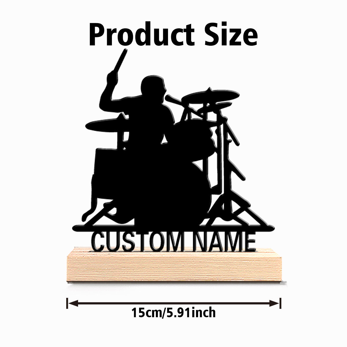Estatuas de metal personalizad - Engraved Wood Frame reseña y precio