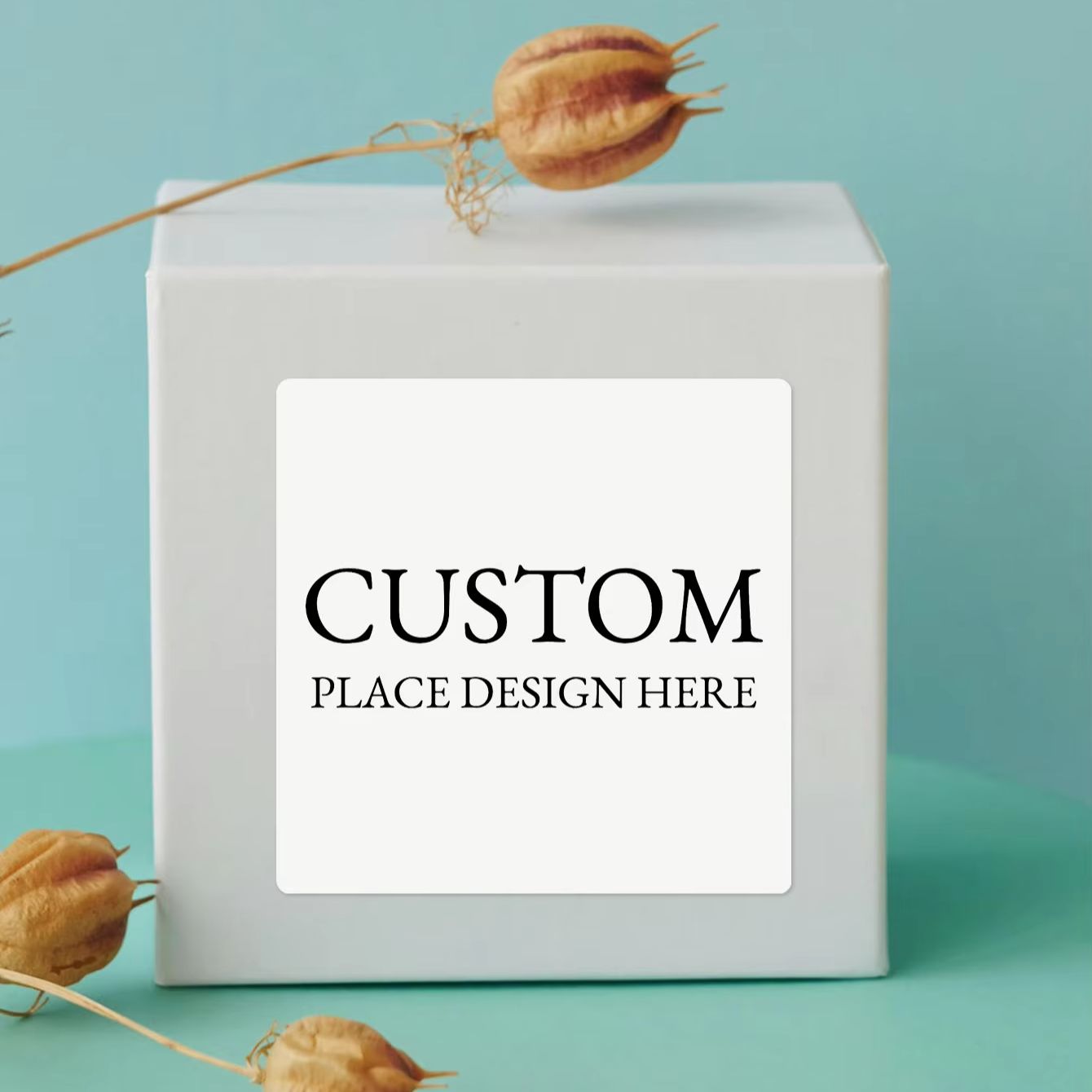 1-100 Uds. Etiquetas Adhesivas - Personalised Candle Label reseña y precio