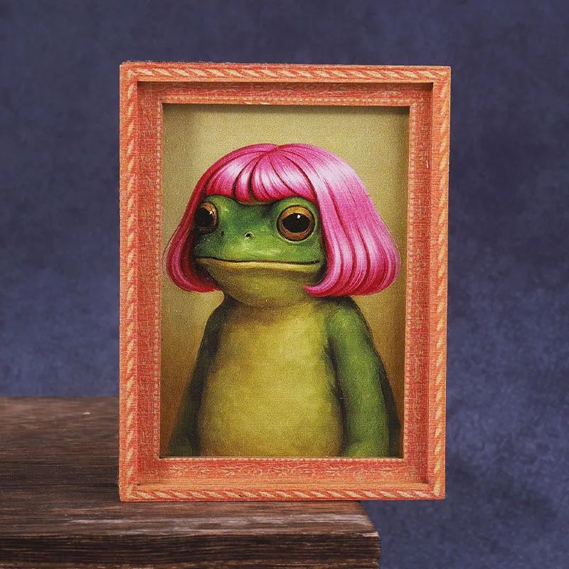 Mini marco de fotos de madera  - Engraved Wood Frame reseña y precio