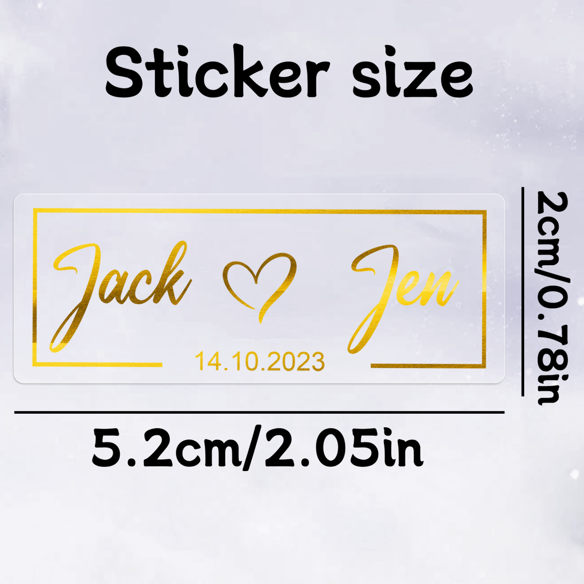 30-240 pegatinas rectangulares - Personalised Candle Label reseña y precio