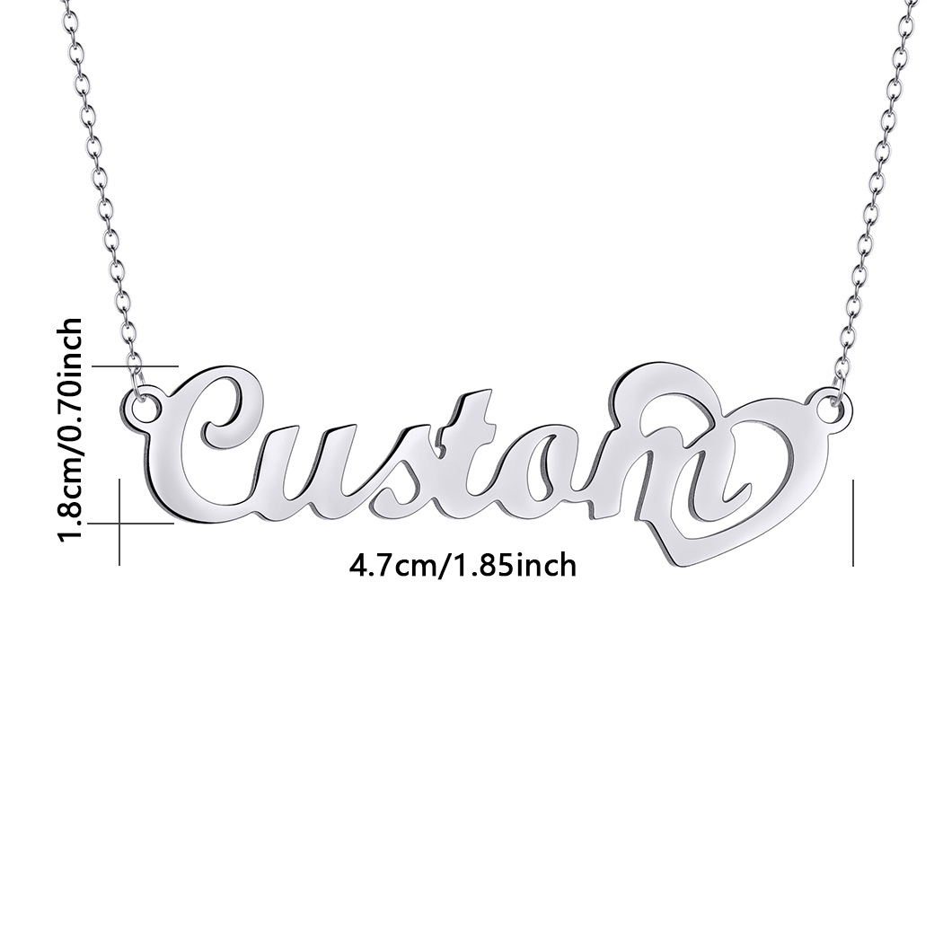 Collar con nombre personalizad - Name Necklace Custom reseña y precio