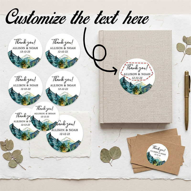 Pegatinas Redondas Personaliza - Personalized Name Box reseña y precio