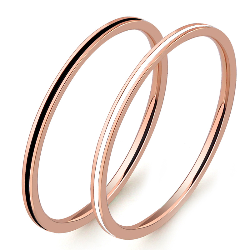Anillo fino de 1mm de Color or - Initial Ring Custom reseña y precio
