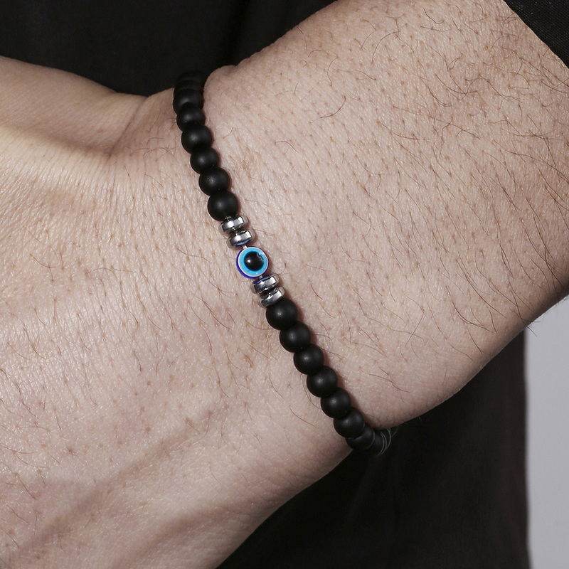 Pulsera de cuentas de piedra d - Coordinates Bracelet reseña y precio