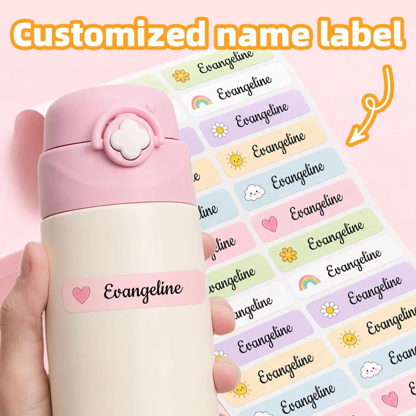 1-300 Etiquetas Personalizadas - Personalized Name Box reseña y precio