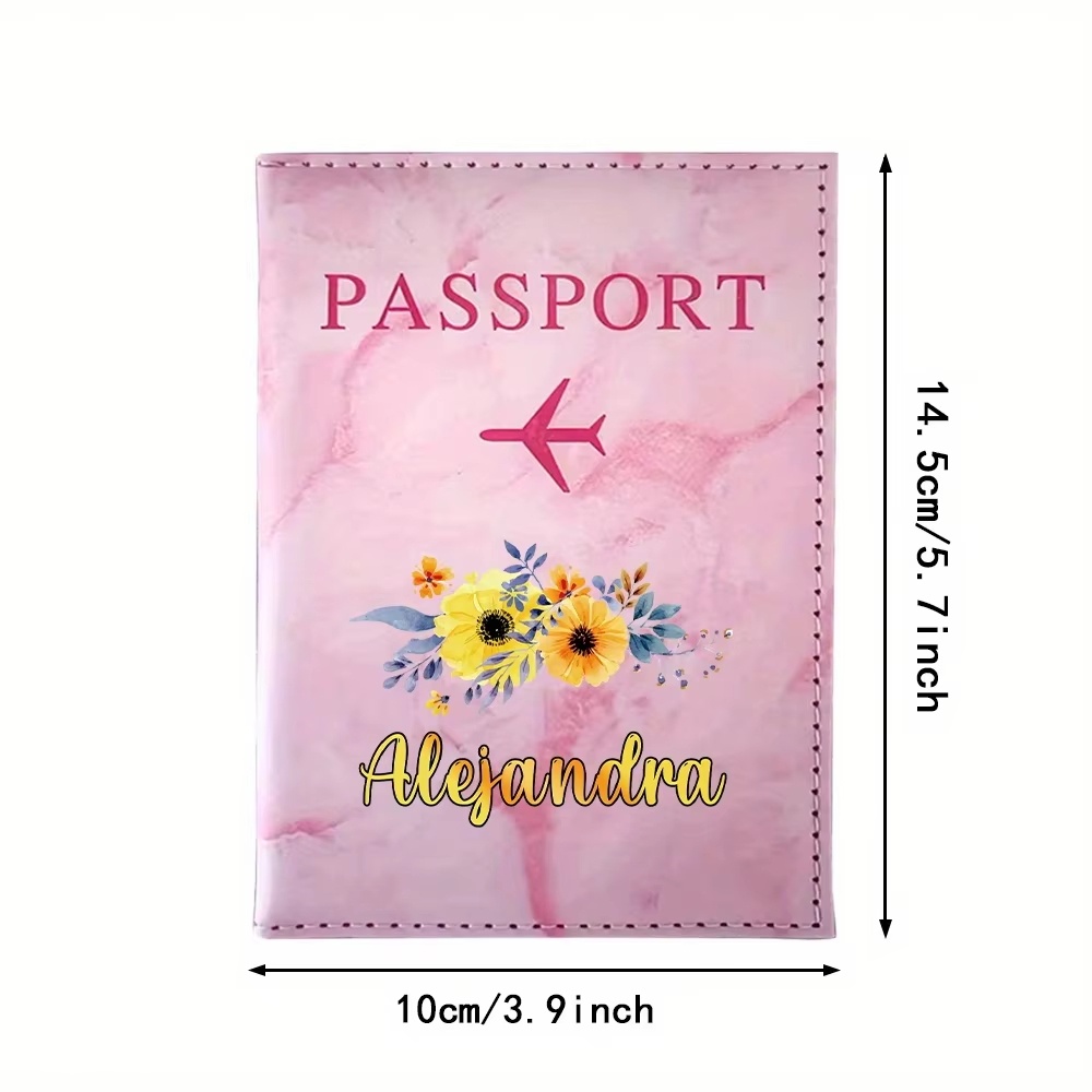 Porta Pasaportes de Cuero Sint - Personalized Name Box reseña y precio
