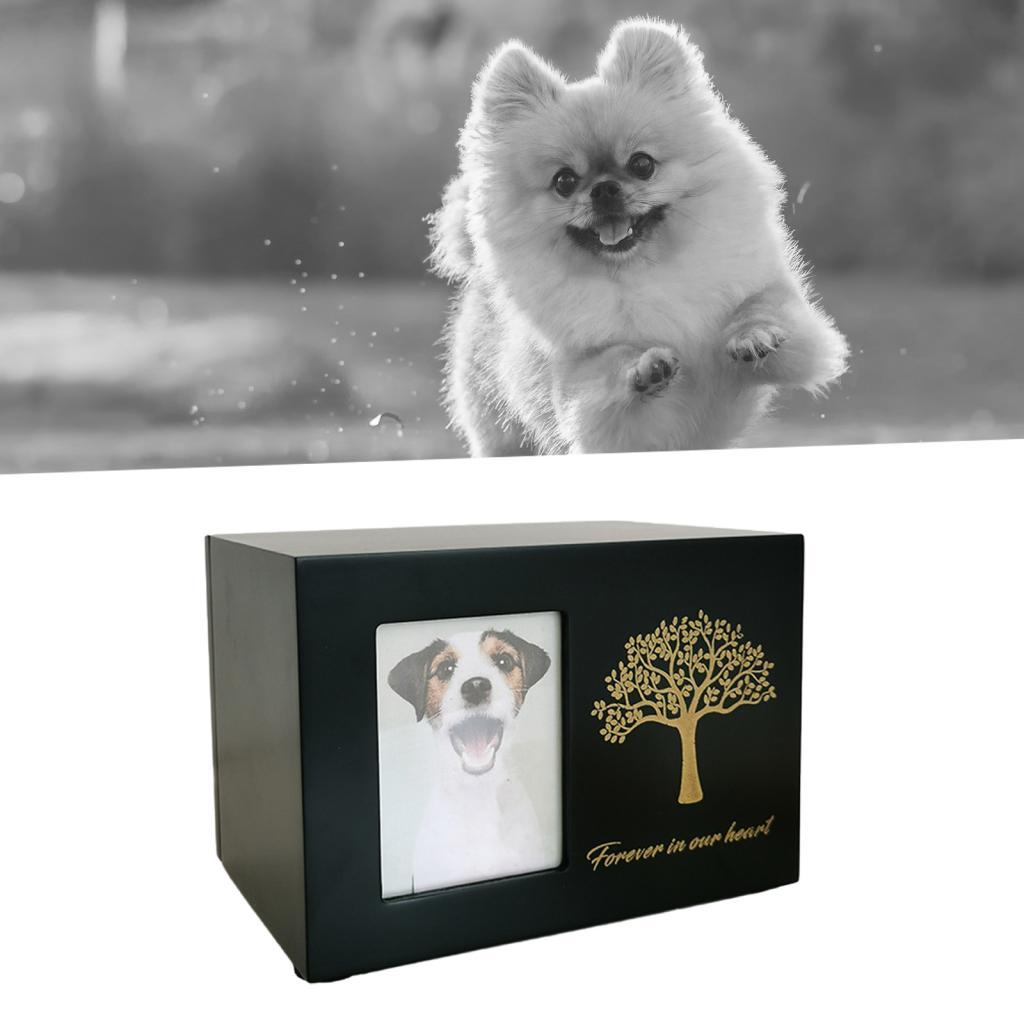 Urna de cremación para perros, - Engraved Wood Frame reseña y precio