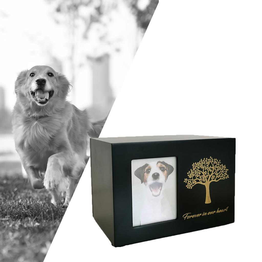 Urna de cremación para perros, - Engraved Wood Frame reseña y precio