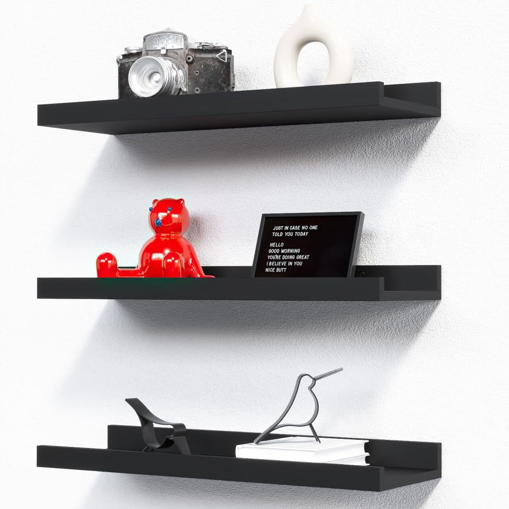 Estante de pared creativo de 2 - Engraved Wood Frame reseña y precio